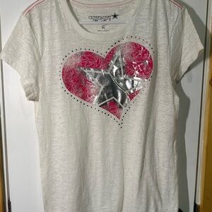 Cowboys Herstyle White Tee